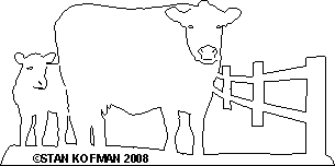 cow plasma art