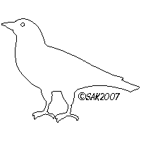 crow dxf cnc art