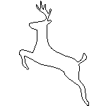 cnc dxf deer