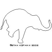 elephant dxf art