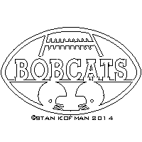 Montana State Bobcats dxf cnc art