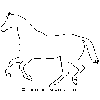 horse dxf cnc plasma art