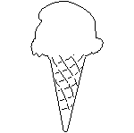ice cream dxf