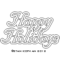 holiday vector cnc dxf art
