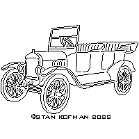 1924 Model T dxf cnc art