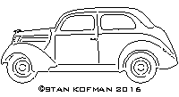1937 Ford dxf cnc art