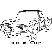 cnc 1972 chevrolet pickup