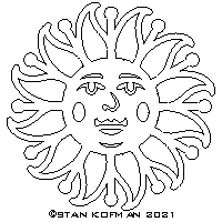 dxf sun face