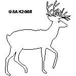 reindeer dxf