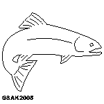 salmon dxf cnc art