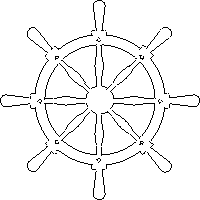 ships wheel dxf